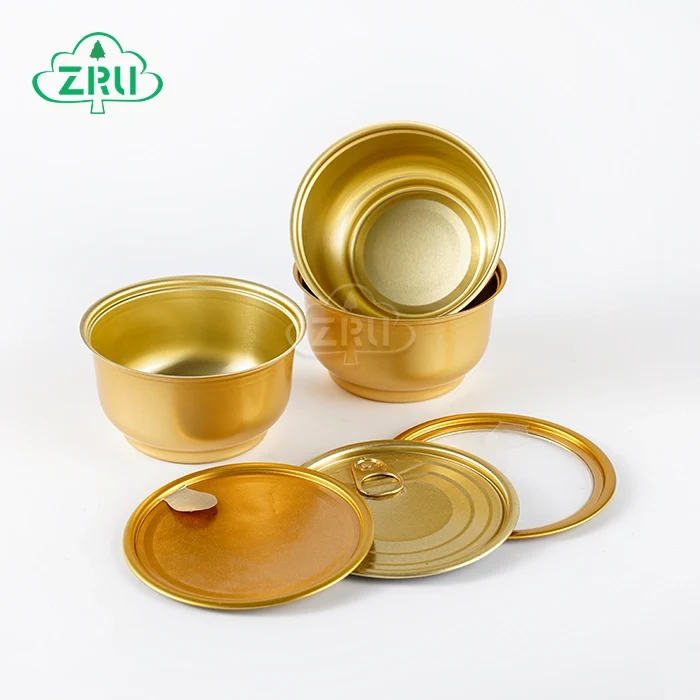 180ml Golden Bowl Shape Bird's Nest Food Cans